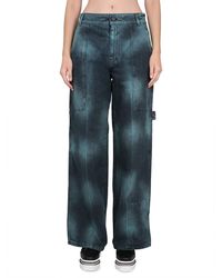 Stella McCartney - Workwear Jeans With Button And Zipper Closure - Lyst