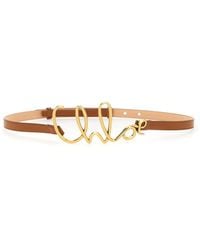 Chloé - Logo Buckle Belt - Lyst