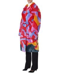 Stella McCartney All Together Now Fur Coat - Multicolour