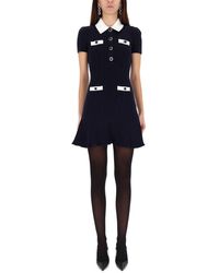 Self-Portrait Crepe Contrast Chiffon Mini Dress in Black | Lyst Self-Portrait Crepe Contrast Chiffon Mini Dress in Black | Lyst
