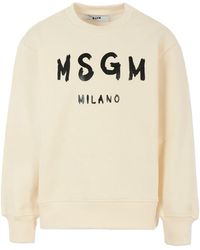 MSGM - Sweatshirt With Logo - Lyst