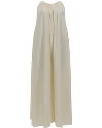 Alysi - Long Cotton Dress - Lyst