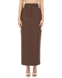 Max Mara - Long Skirt "Pianosa" - Lyst