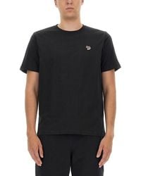 Paul Smith - Zebra Logo Cotton T-Shirt - Lyst
