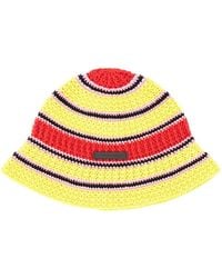 Stella McCartney - CAPPELLO A SECCHIELLO IN COTONE CROCHET - Lyst