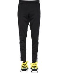 Moschino - Black Logo-tape Track Trousers - Lyst