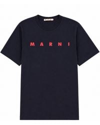 Marni - T-Shirt Con Logo - Lyst