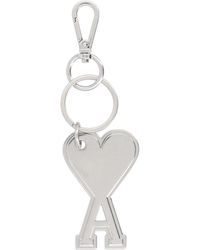 Ami Paris - Keychain With Logo - Lyst