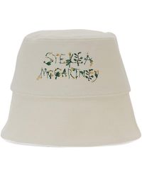 Stella McCartney - Embroidered Bucket Hat - Lyst