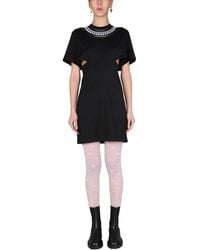 Givenchy - Chain Accent Crewneck Short Sleeve Dress - Lyst