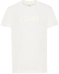 Fendi - T Shirt With Logo - Lyst