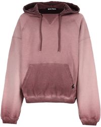 Palm Angels - Felpa Con Logo E Cappuccio - Lyst