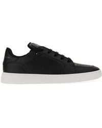 Giuseppe Zanotti - Leather Sneakers With Embossed Logo - Lyst