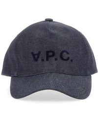 A.P.C. - CAPPELLO DA BASEBALL IN DENIM - Lyst