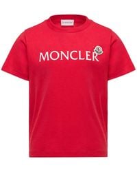 Moncler - T-Shirt With Logo - Lyst