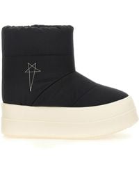 Rick Owens - Quilted Padded Boots - Lyst