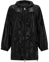 Laminar - Parka Corto Con Cappuccio - Lyst