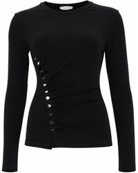Rabanne - Top Con Bottoni - Lyst