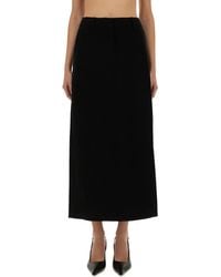 MICHAEL Michael Kors - Textured Crepe Maxi Skirt - Lyst