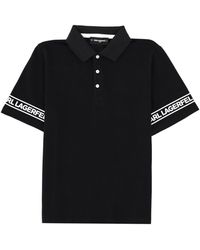KARL LAGERFELD - Polo Maniche Corte Logate - Lyst