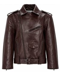 Saint Laurent - Giacca Biker - Lyst