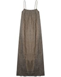 Alysi - Abito Lungo A Pois - Lyst