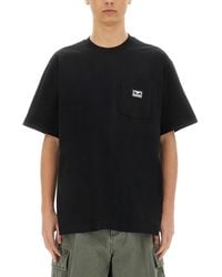 Obey - "Eyes" T-Shirt With Pocket - Lyst