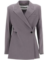 Jil Sander - Gabardine Blazer - Lyst