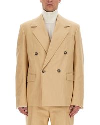 Bottega Veneta - Double-Breasted Jacket For - Lyst