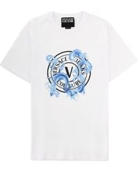 Versace Jeans Couture - T-Shirt Con Stampa - Lyst