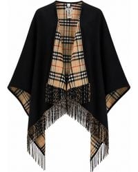 Burberry - Mantella Reversibile "Check" - Lyst