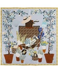 Fendi - Foulard Gardening" - Lyst