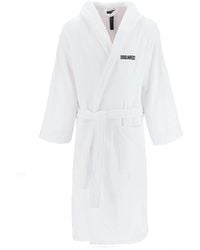 DSquared² - Bathrobe With Logo - Lyst