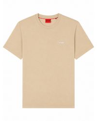 HUGO - T-Shirt "Dero" Con Logo - Lyst