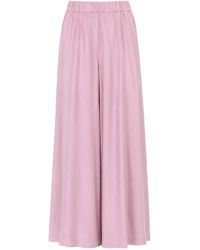 Nude - Pantalone A Gamba Ampia - Lyst