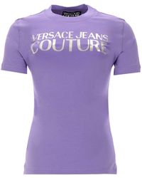 Versace Jeans Couture - T-Shirt Con Logo - Lyst