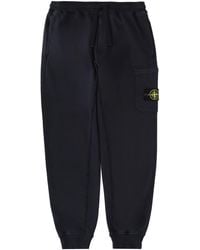Stone Island - Jogger Pants With Logo Patch - Lyst