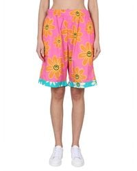 Barrow - Sunflower Print Bermuda Shorts - Lyst