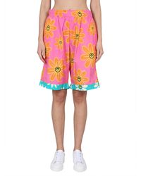 Barrow - Sunflower Print Bermuda Shorts - Lyst