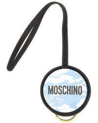 Moschino - Leather Keychain - Lyst