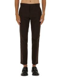 Burberry - Cotton Chino Pants - Lyst