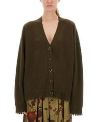 Uma Wang - Loose-Fitting Cashmere Cardigan With Front Buttons - Lyst