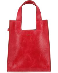 Bally - Structured Leather Top-Handle Tote Bag - Lyst