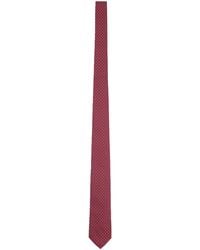 Ferragamo - Gancini Jacquard Silk Tie - Lyst