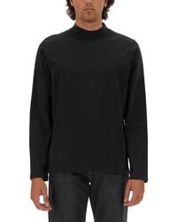 Courreges - T-Shirt With Subtle Logo - Lyst