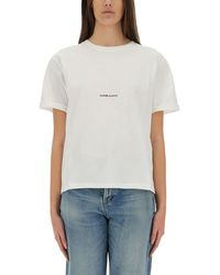 Saint Laurent - Boyfriend T-Shirt - Lyst