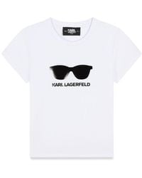 KARL LAGERFELD - Tee Shirt - Lyst