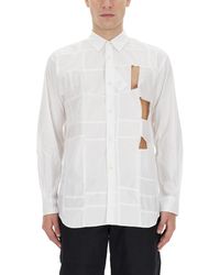 Comme des Garçons - Cut Out Shirt - Lyst