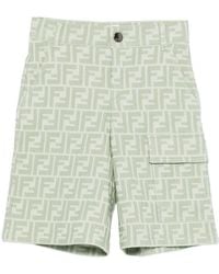 Fendi - Bermuda With Logo - Lyst