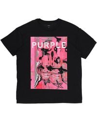 Purple Brand - T-Shirt With Print - Lyst